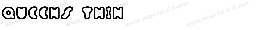 Queens Thin字体转换